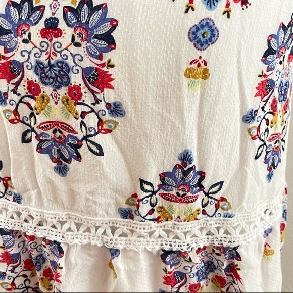 Flowy floral summer dress medium - Picture 5 of 6